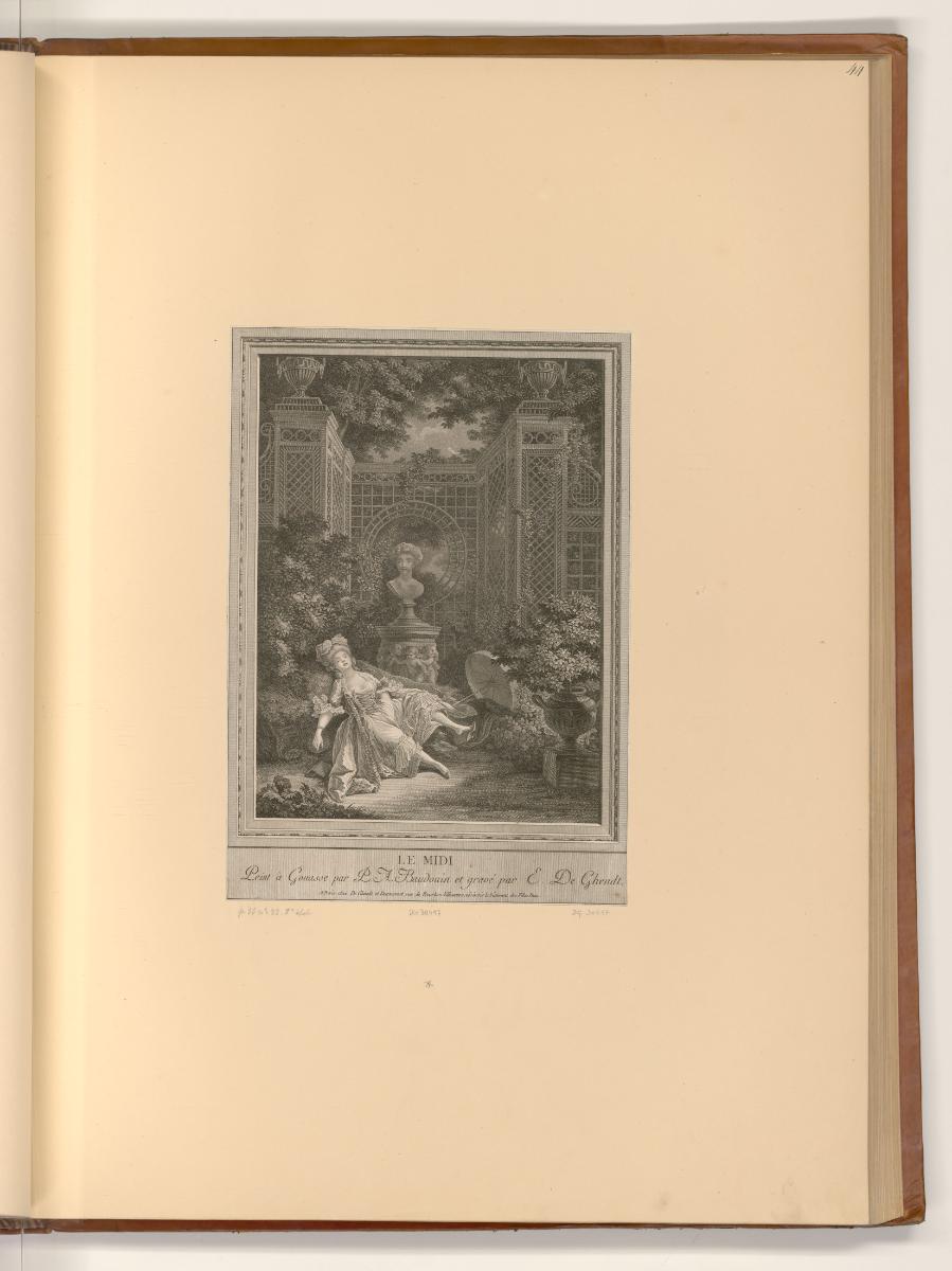 Französische Druckgrafiken des 18. Jahrhunderts, Le midi, Inv. Nr.: Frankreich nach Sektionen I…