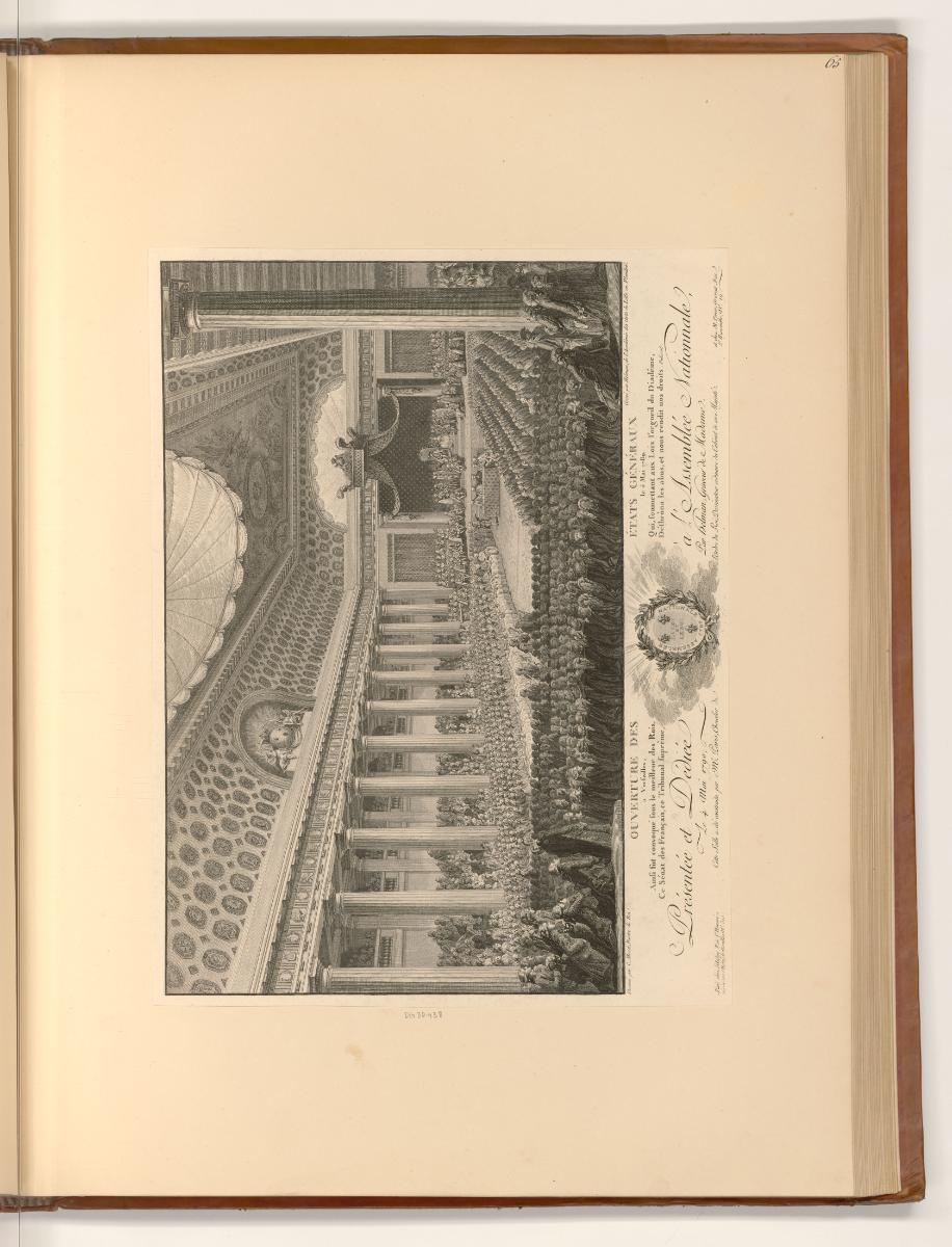 Französische Druckgrafiken des 18. Jahrhunderts, Ouverture des Etats Généraux à Versailles, le …
