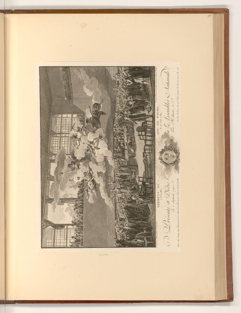 Französische Druckgrafiken des 18. Jahrhunderts, Serment du Jeu de Paume, Inv. Nr.: Frankreich …