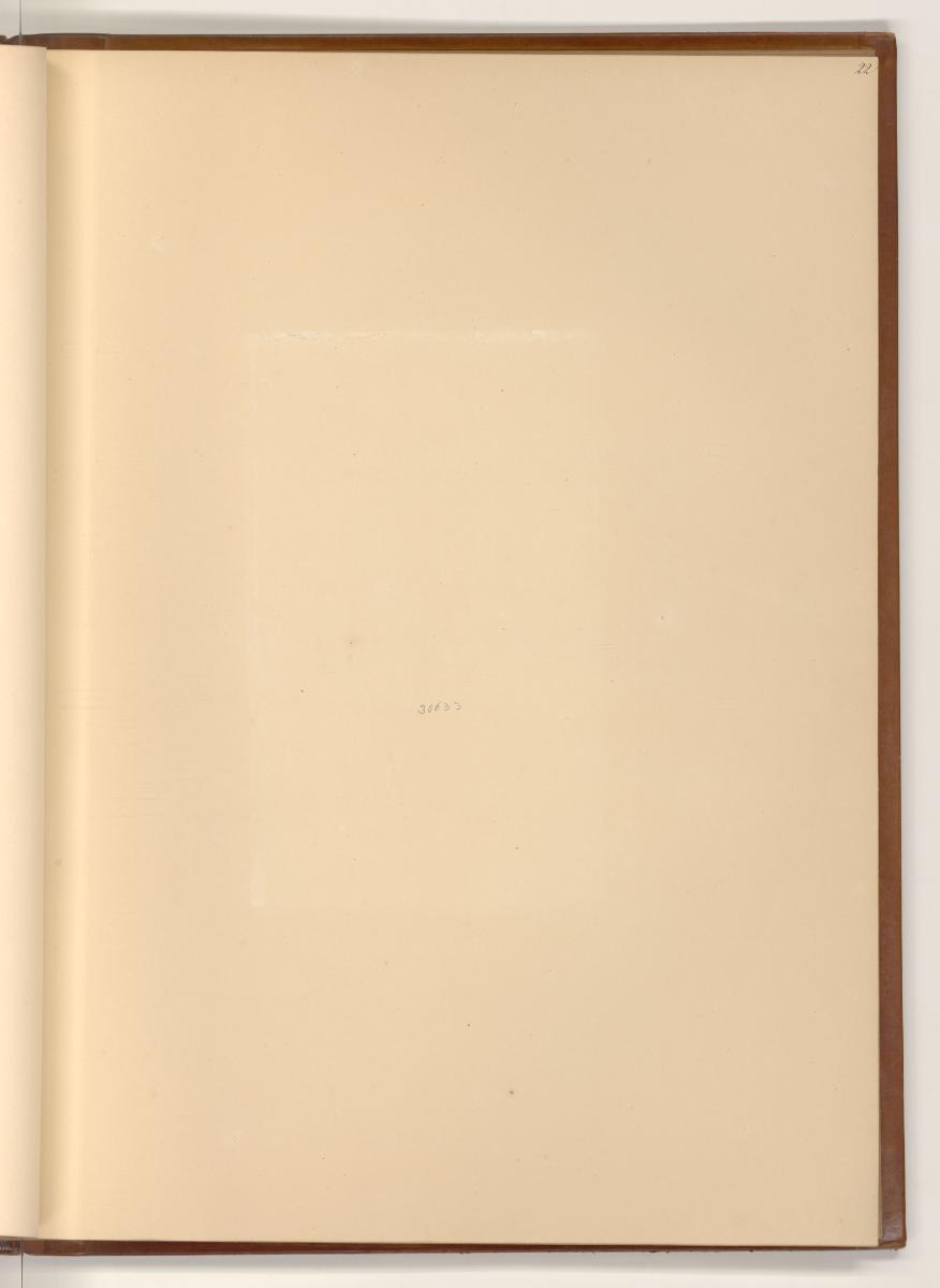 Druckgrafiken nach Charles Nicolas Cochin, Leerseite durch Entnahme, Inv. Nr.: Frankreich nach …