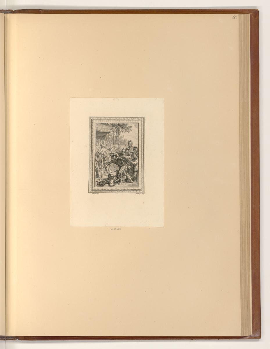 Druckgrafiken nach Charles Nicolas Cochin, Buchillustration, Inv. Nr.: Frankreich nach Sektione…
