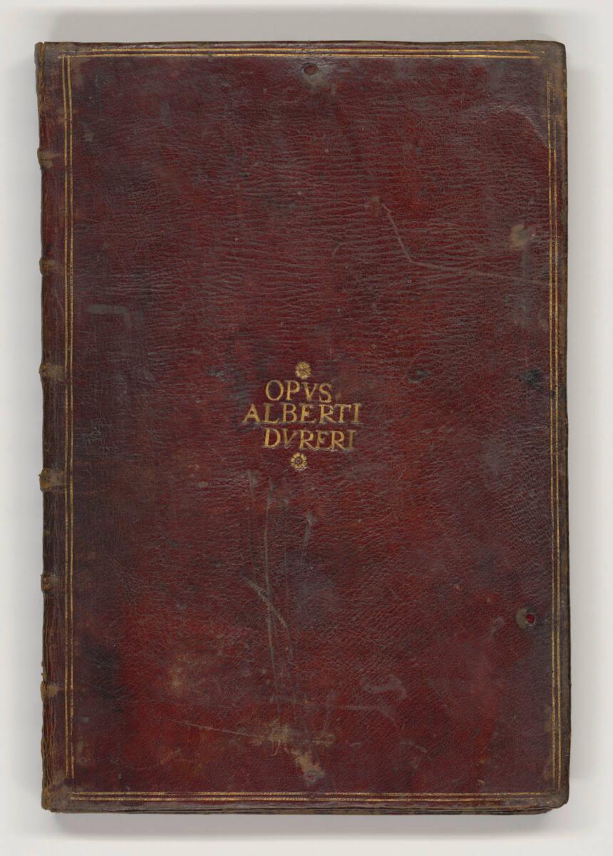 Albrecht Dürer, Das Ring- und Fechtbuch: Deckel vorne, Inv. Nr.: 26232/0/1/DV