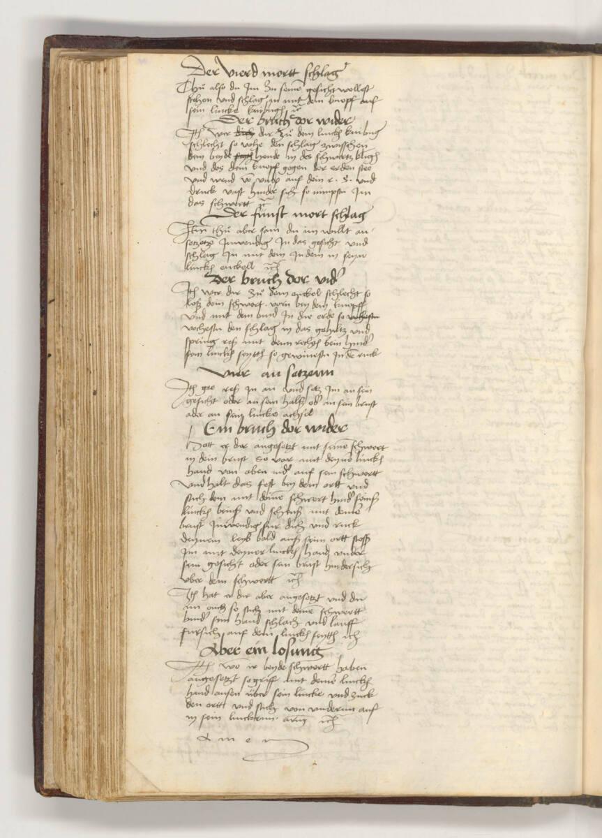 Das Ring- und Fechtbuch, Albrecht Dürer, 1512