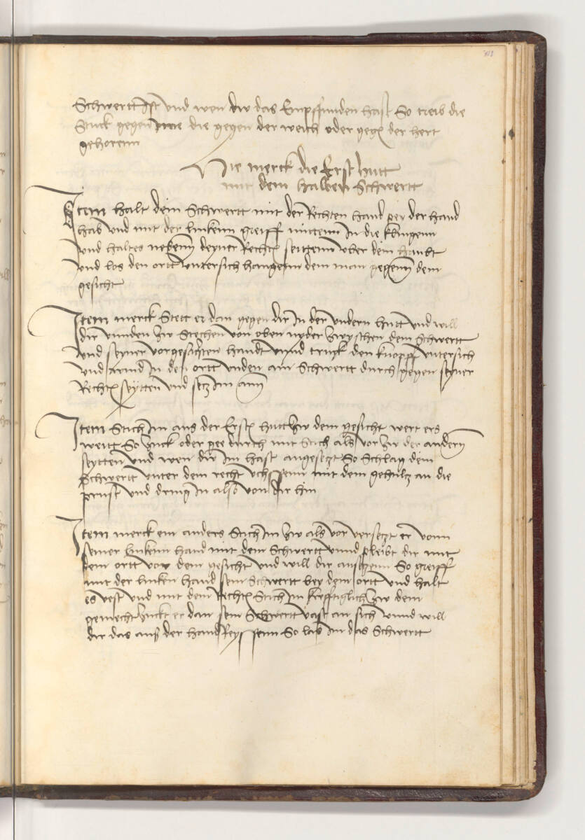 Das Ring- und Fechtbuch, Albrecht Dürer, 1512