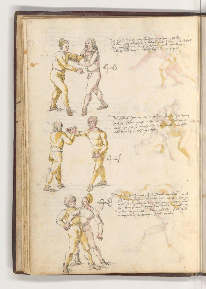 Albrecht Dürer, Das Ring- und Fechtbuch, Inv. Nr.: 26232/27v