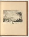 Druckgrafiken nach Jean Pillement, Flusslandschaft mit Siedlung, Inv. Nr.: Frankreich nach Sekt…