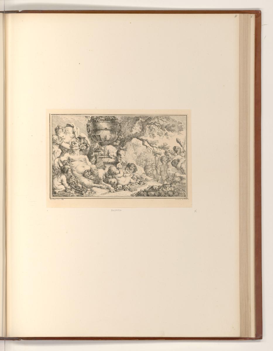 Französische Druckgrafiken des 18. Jahrhunderts, Bacchanal, Inv. Nr.: Frankreich nach Sektionen…