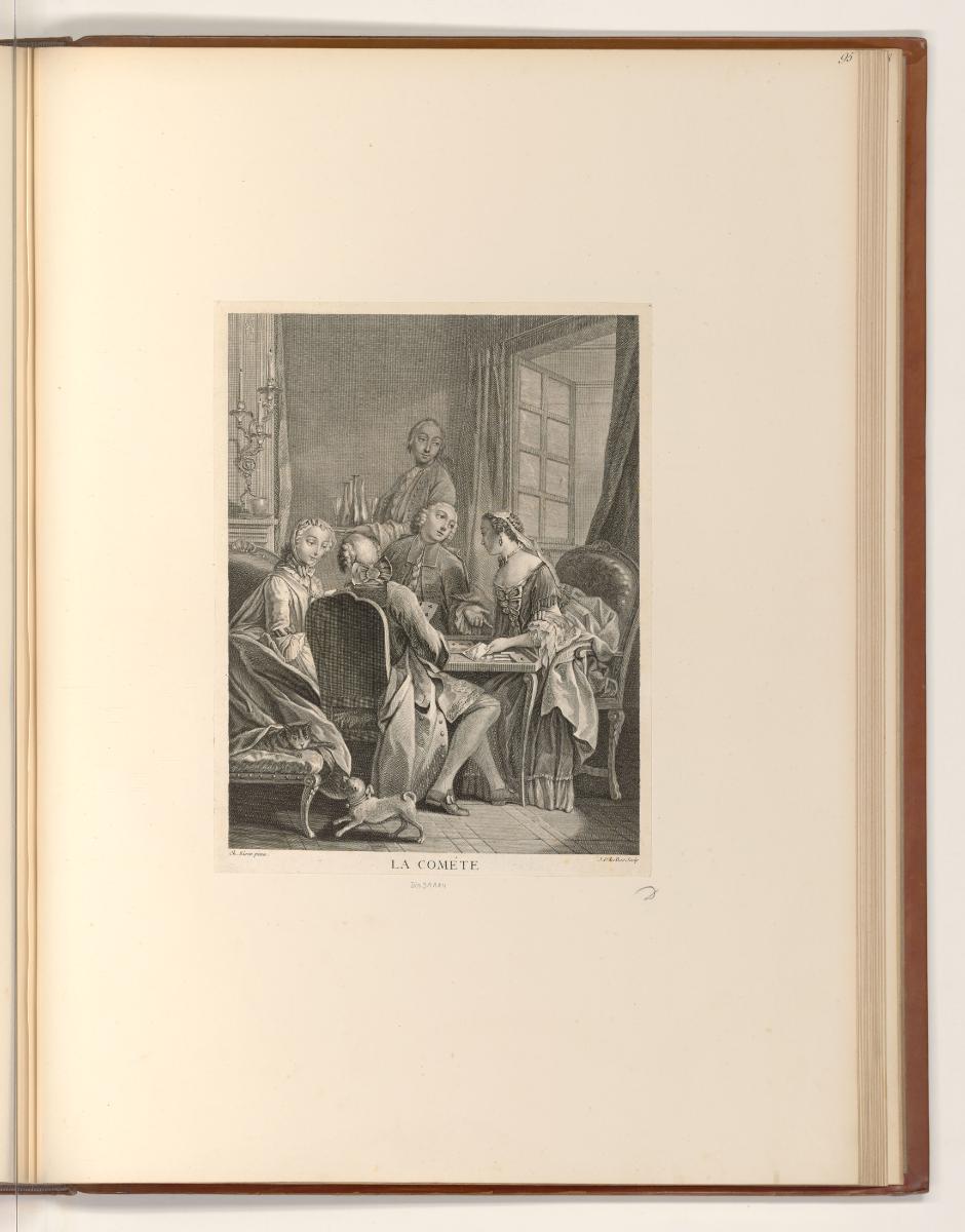Französische Druckgrafiken des 18. Jahrhunderts, La comète, Inv. Nr.: Frankreich nach Sektionen…