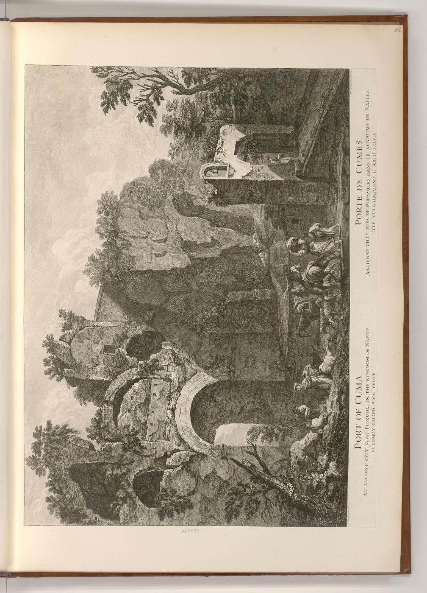 Druckgrafiken nach Charles-Louis Clérisseau, Nicolas Marie Ozanne und Pierre Louis Dumesnil, Po…