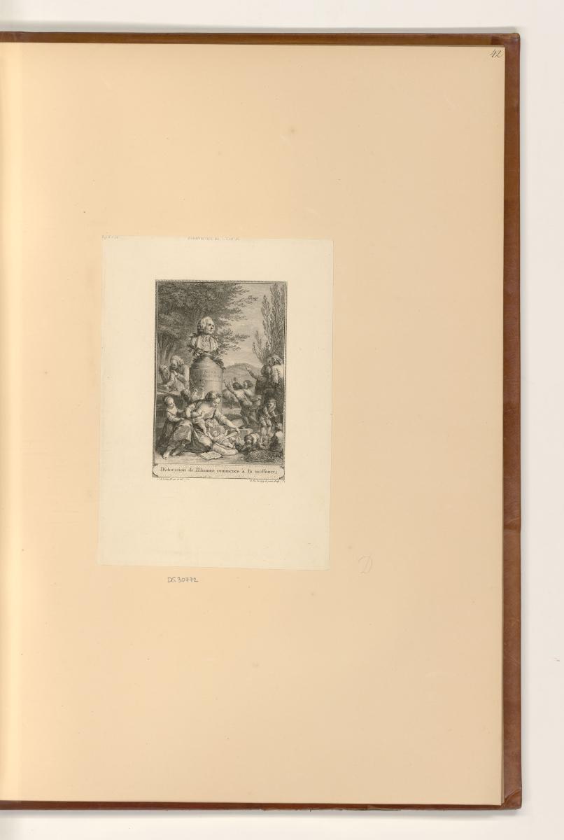 Druckgrafiken nach Charles Nicolas Cochin, Rousseau, Jean-Jacques: Émile/Über die Erziehung (Bu…