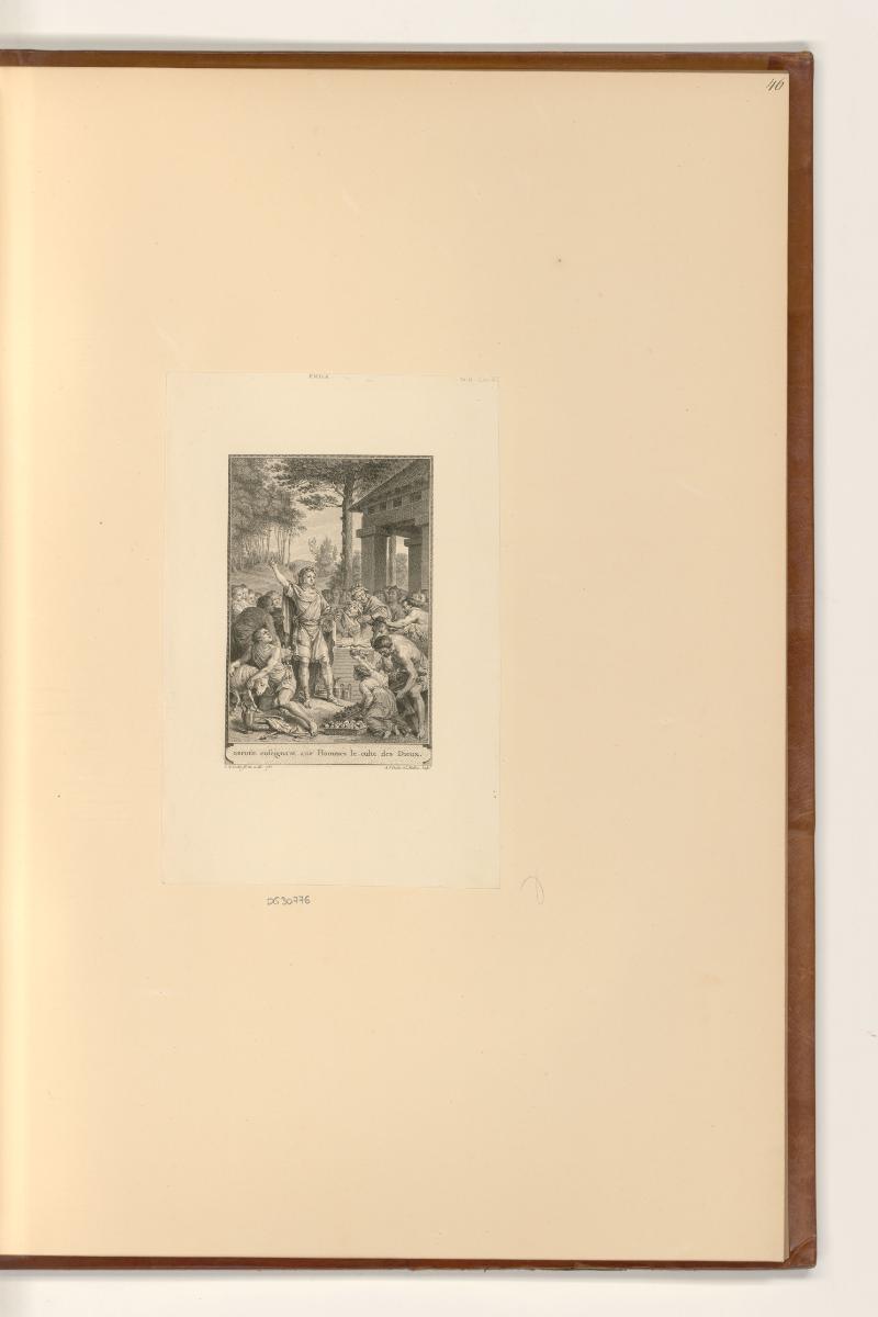 Druckgrafiken nach Charles Nicolas Cochin, Rousseau, Jean-Jacques: Émile/Über die Erziehung (Bu…