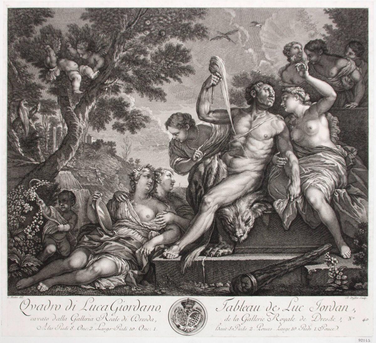 Herkules und Omphale, Inv. Nr.: DG92145