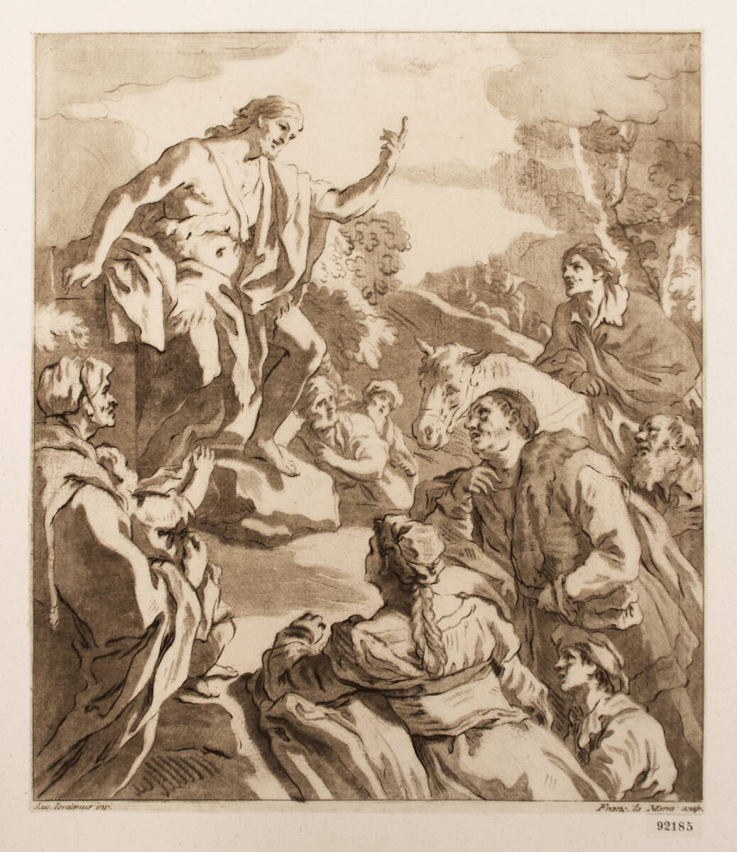 Die Predigt des Hl. Johannes (Täufer), 1792