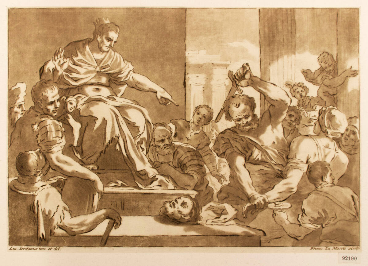David bestraft die Mörder des Esball, 1792