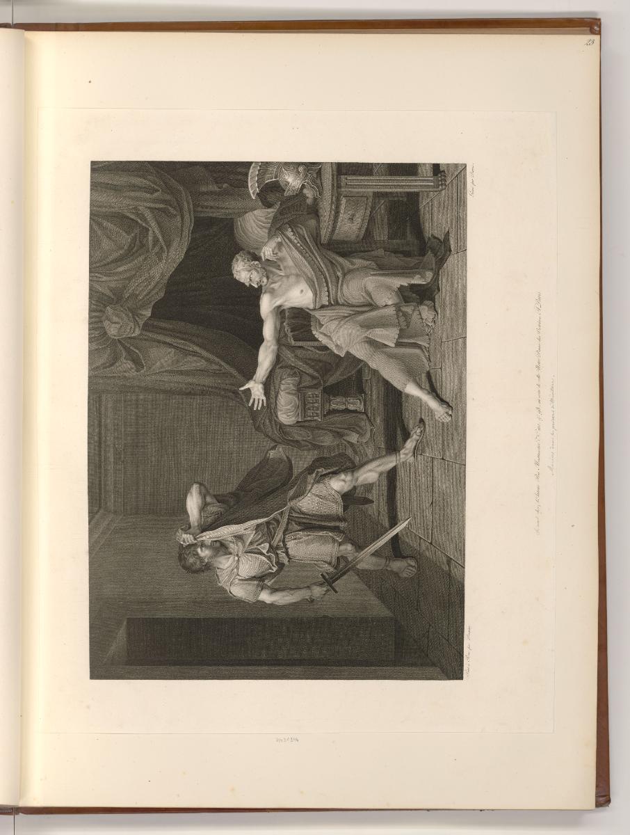Französische Druckgrafiken des 18. Jahrhunderts, Gaius Marius im Gefängnis, Inv. Nr.: Frankreic…