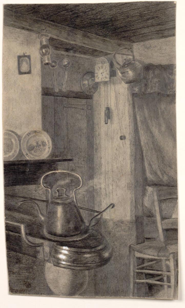 Karl Mediz, Emilie Mediz-Pelikan, Stubeninneres, Inv. Nr.: 39133