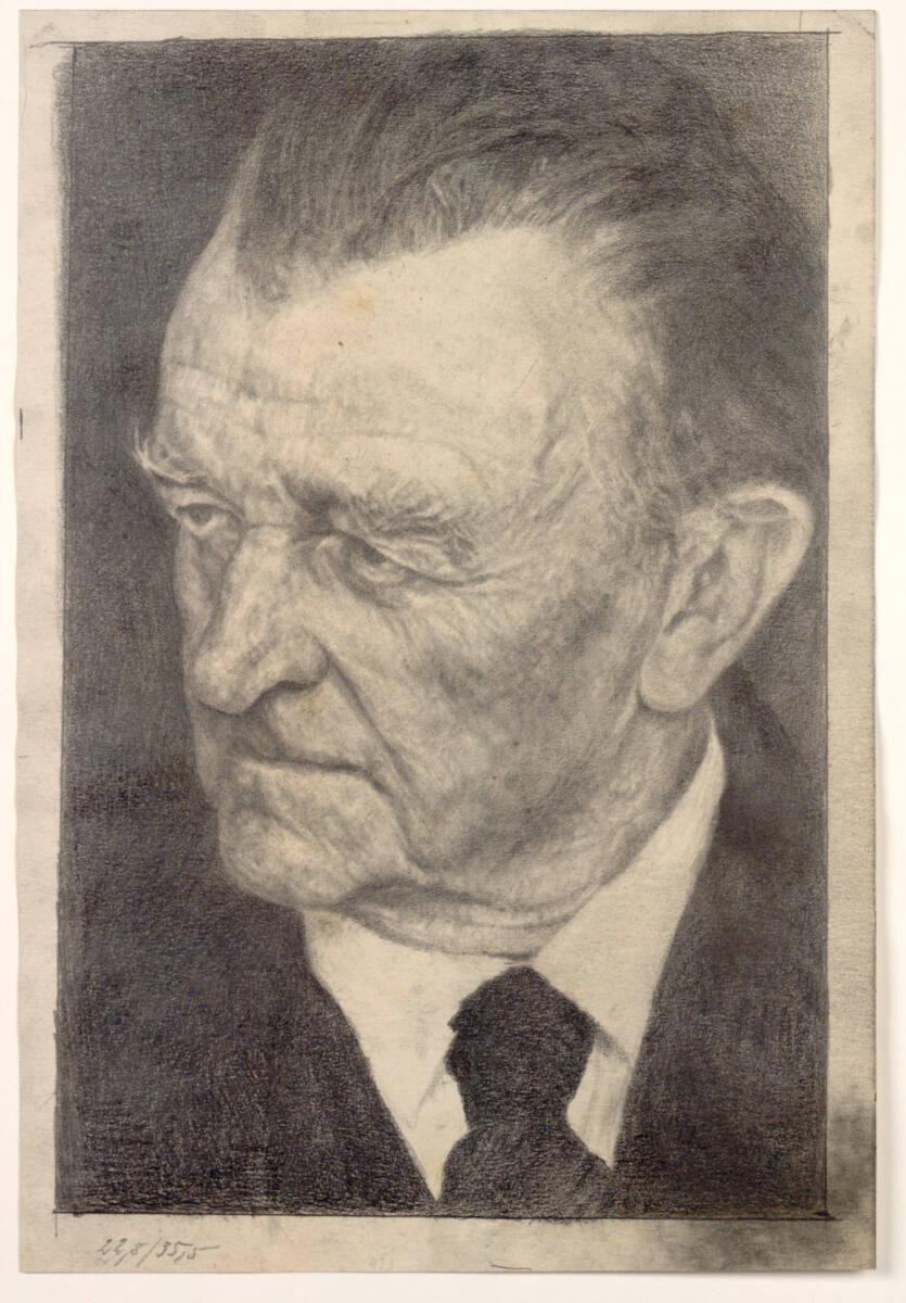 Karl Mediz, Selbstbildnis, Inv. Nr.: 39140
