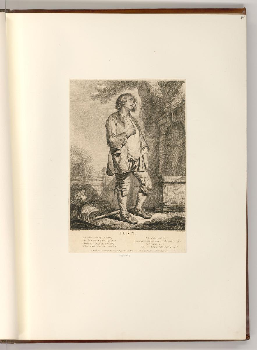 Druckgrafiken nach Jean-Baptiste Greuze, Lubin, Inv. Nr.: Frankreich nach Sektionen II/56, F/II…