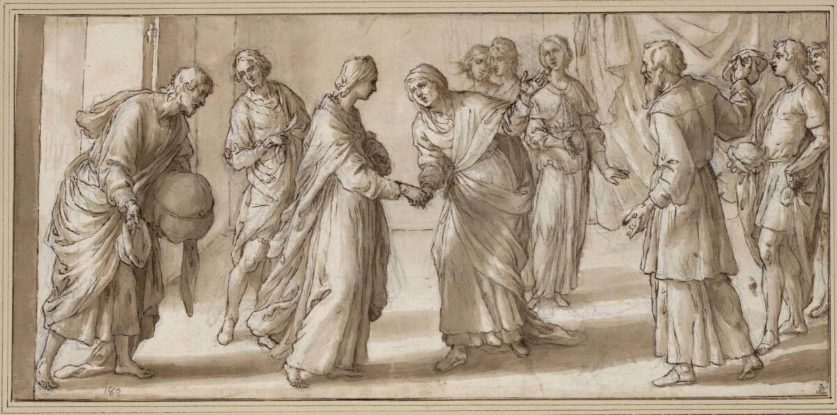 Alessandro Turchi gen. l'Orbetto, Heimsuchung, Inv. Nr.: 1709