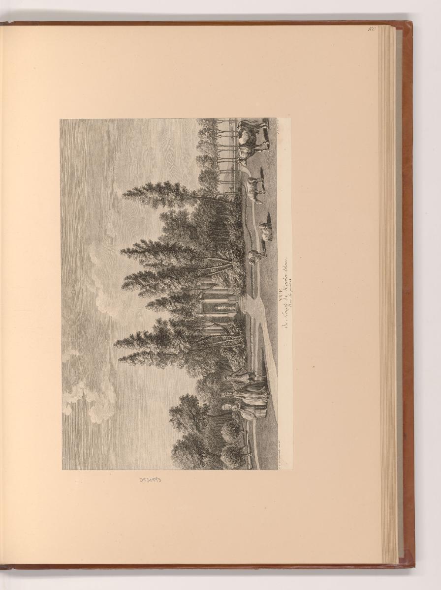 Französische Druckgrafiken des 18. Jahrhunderts, Vüe/ du Temple de Marbre blanc,/ Prise du poin…
