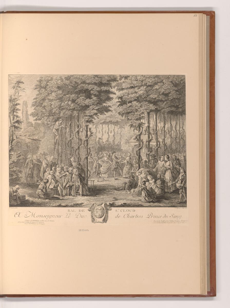 Französische Druckgrafiken des 18. Jahrhunderts, Bal de St Cloud, Inv. Nr.: Frankreich nach Sek…