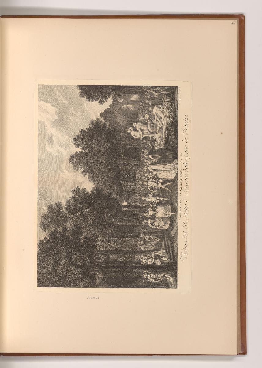 Französische Druckgrafiken des 18. Jahrhunderts, Gartenfest, Inv. Nr.: Frankreich nach Sektione…