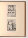 Französische Druckgrafiken des 18. Jahrhunderts, Titelblatt; Baumeister vor einer Pyramide, Inv…