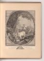 Französische Druckgrafiken des 18. Jahrhunderts, Landschaft mit Hirten und Herde (Oval), Inv. N…