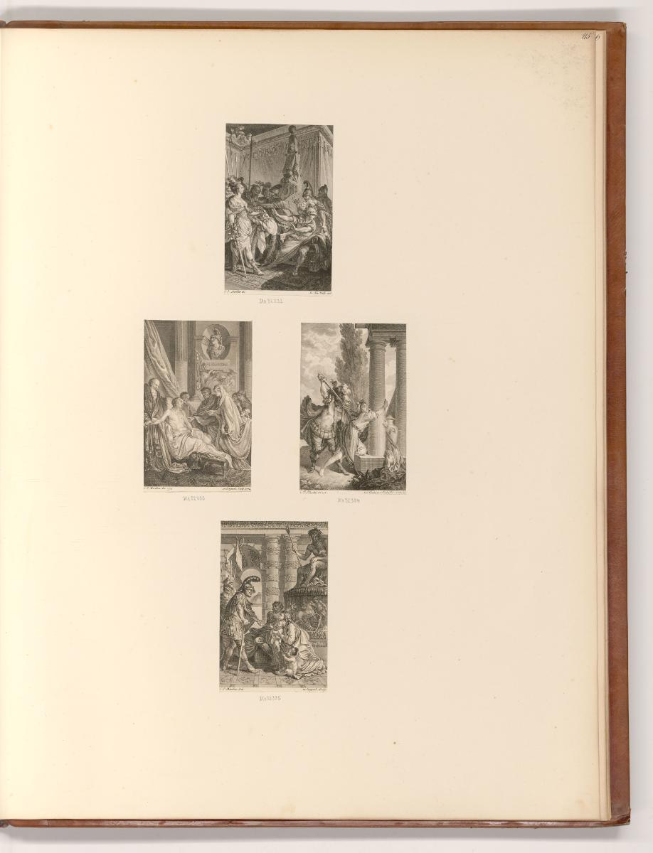 Druckgrafiken nach Jean-Baptiste Le Prince, Auguste de Saint Aubin und Clément Pierre Marillier…