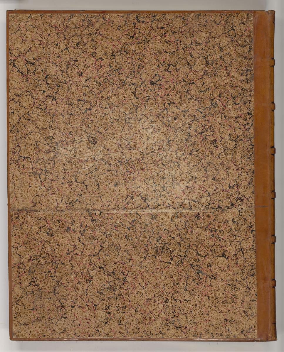 Französische Druckgrafiken des 18. und frühen 19. Jahrhunderts, Deckel hinten, Inv. Nr.: Frankr…