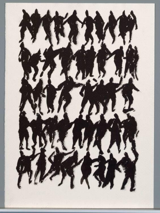 Peter Kogler, Ohne Titel (fünf Blätter), Inv. Nr.: 39344/4
