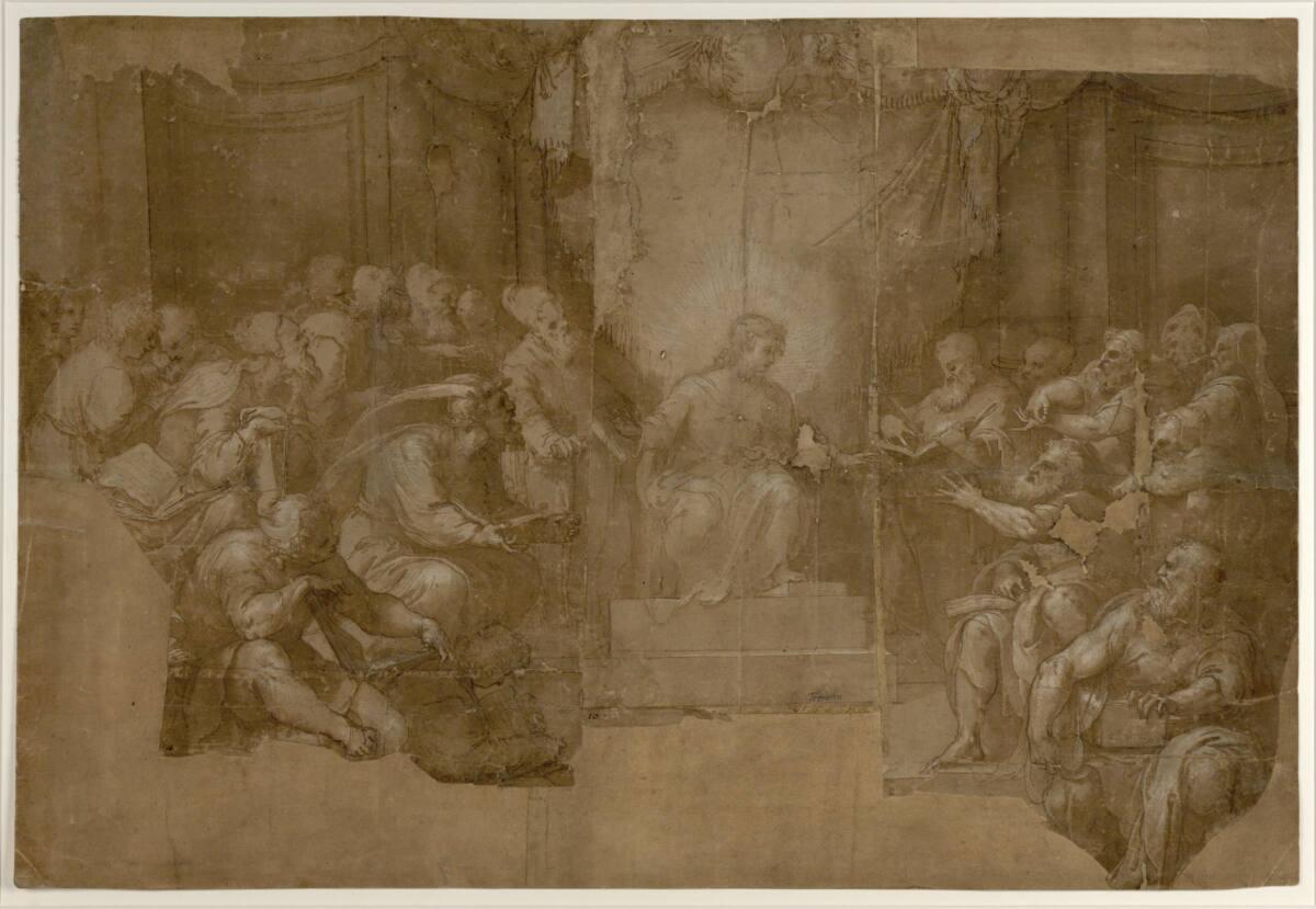 Anonym, Jesus unter den Schriftgelehrten, Inv. Nr.: 39351