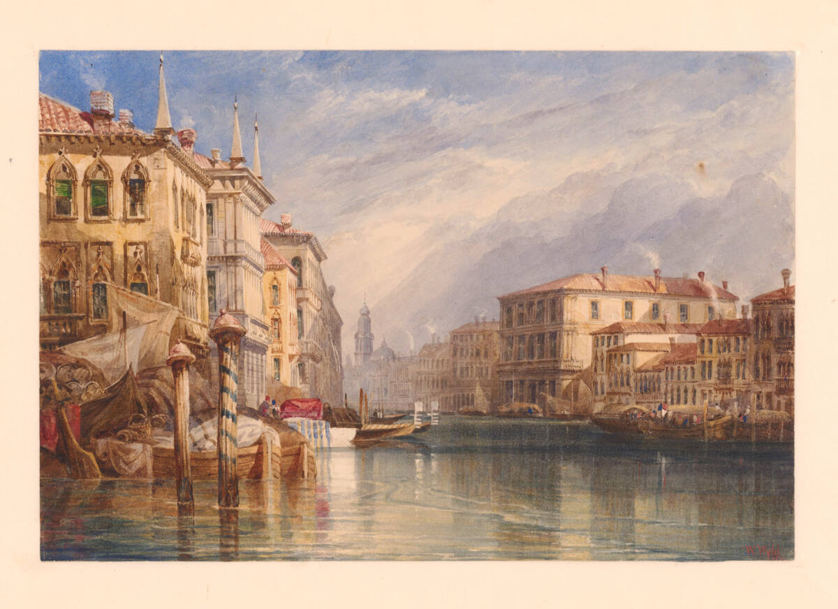 Ansicht des Canale Grande, Venedig, William Wyld, 1835