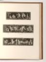 Französische Druckgrafiken des 18. und 19. Jahrhunderts, Friese mit diversen Szenen, Inv. Nr.: …