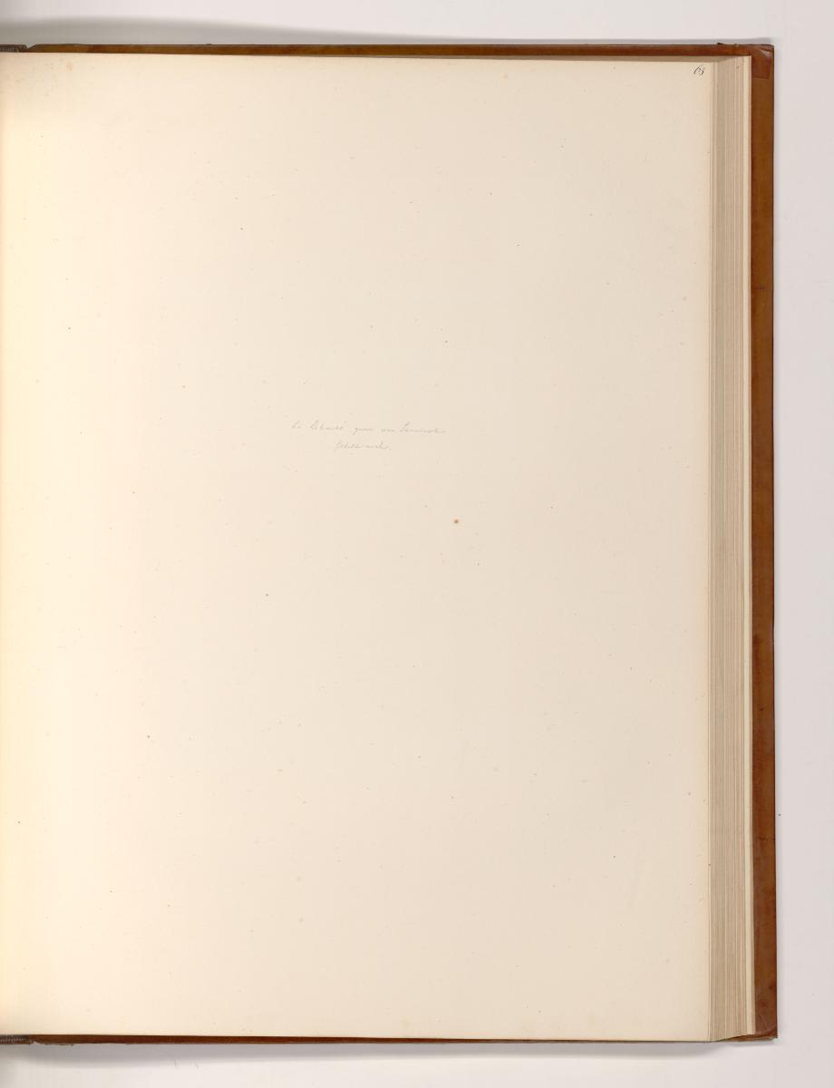 Französische Druckgrafiken des 18. und 19. Jahrhunderts, Leerseite, Inv. Nr.: Frankreich nach S…