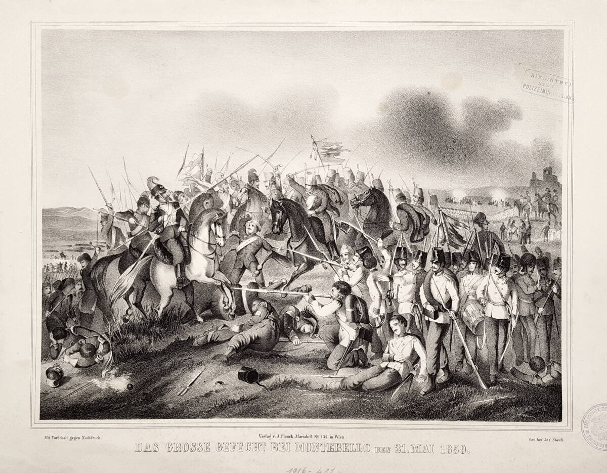 "DAS GROSSE GEFECHT BEI MONTEBELLO DEN 21. MAI 1859.", JosephStoufs