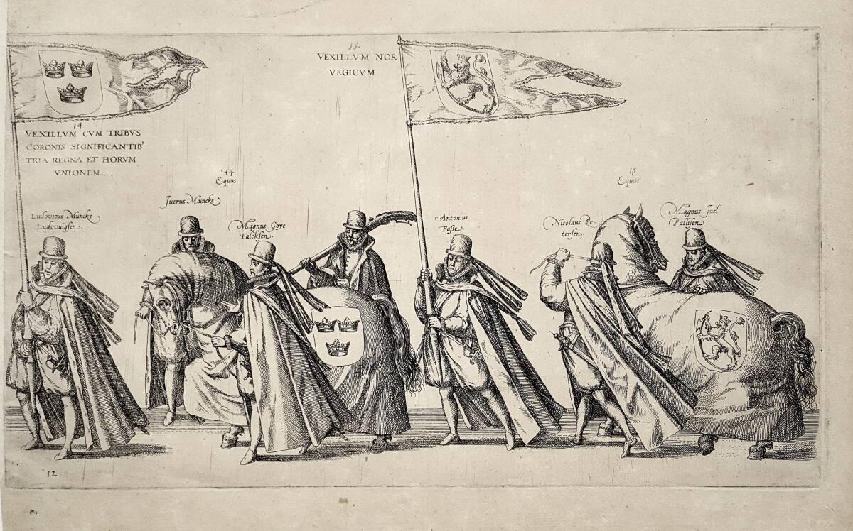 Frans Hogenberg, Simon Novellanus, Begräbnisfeierlichkeiten für König Friedrich II. von Dänemar…