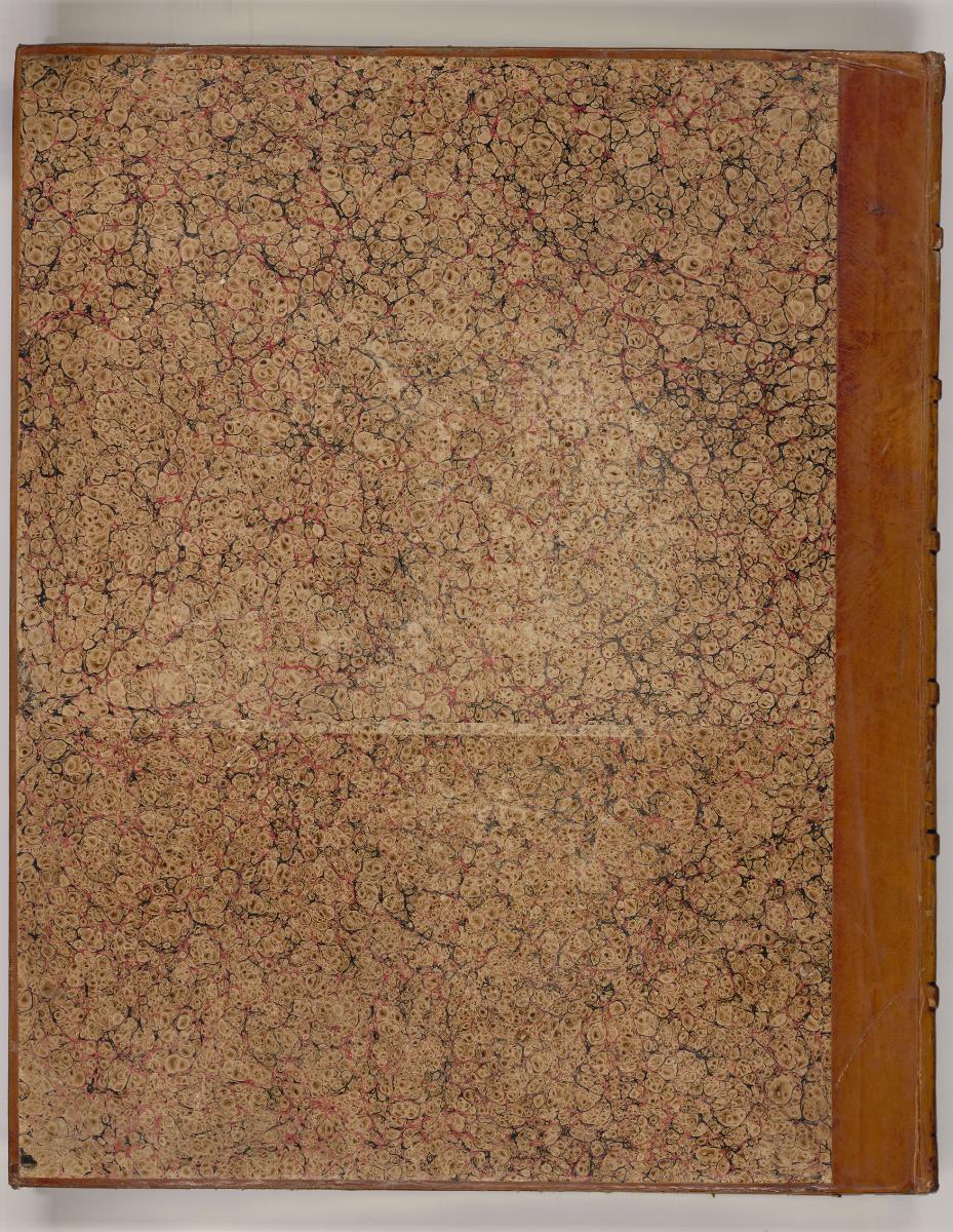 Französische Druckgrafiken des 18. und 19. Jahrhunderts, Deckel hinten, Inv. Nr.: Frankreich na…