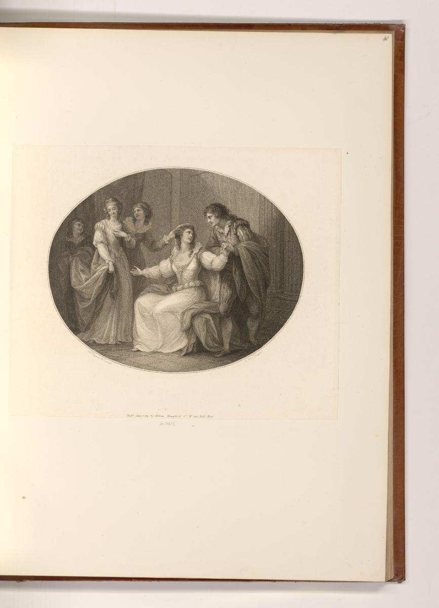 Französische Druckgrafiken des 18. und 19. Jahrhunderts, The Dutchess giving her daughter to Co…