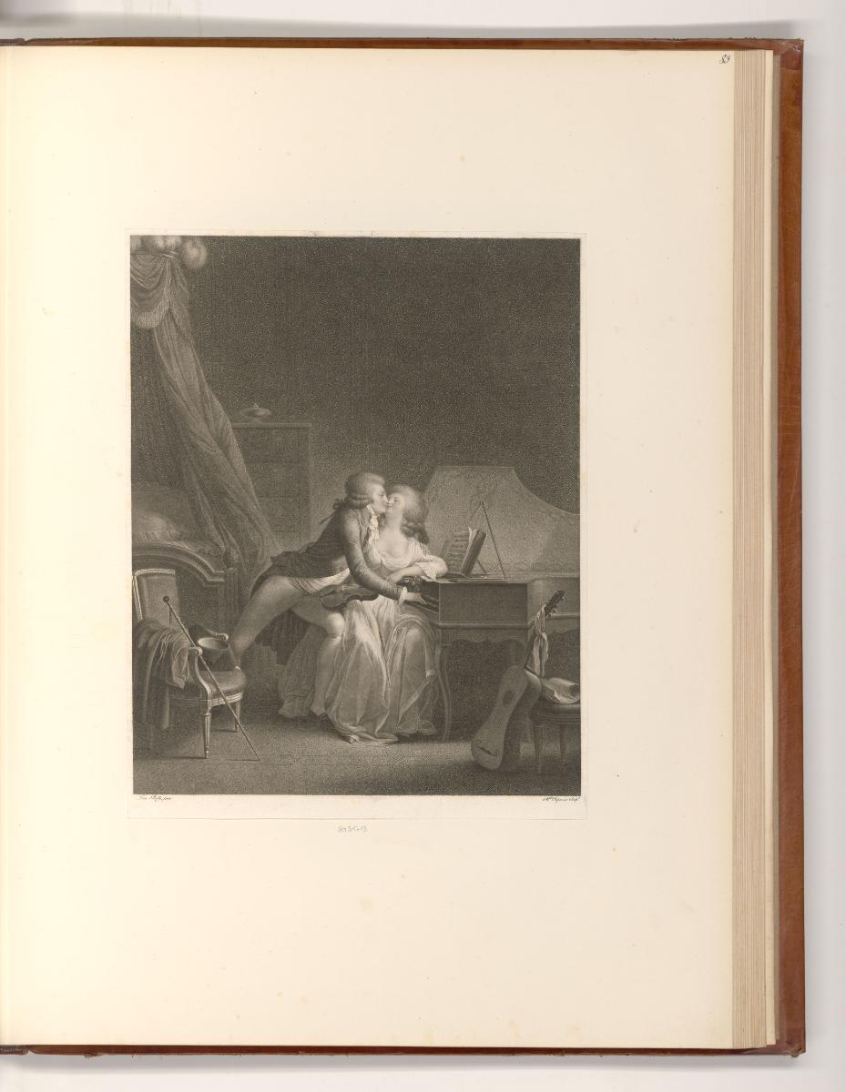 Französische Druckgrafiken des 18. und 19. Jahrhunderts, Le Prelude de Nina, Inv. Nr.: Frankrei…