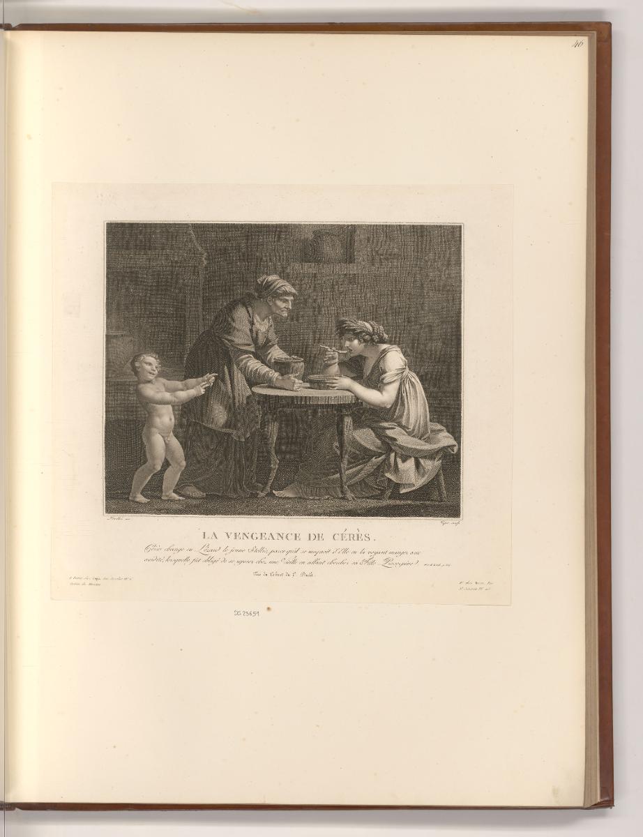 Französische Druckgrafiken des 18. und 19. Jahrhunderts, La Vengeance de Cérès, Inv. Nr.: Frank…