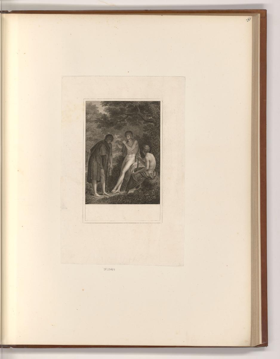 Französische Druckgrafiken des 18. und 19. Jahrhunderts, Szene aus Vergils, Inv. Nr.: Frankreic…