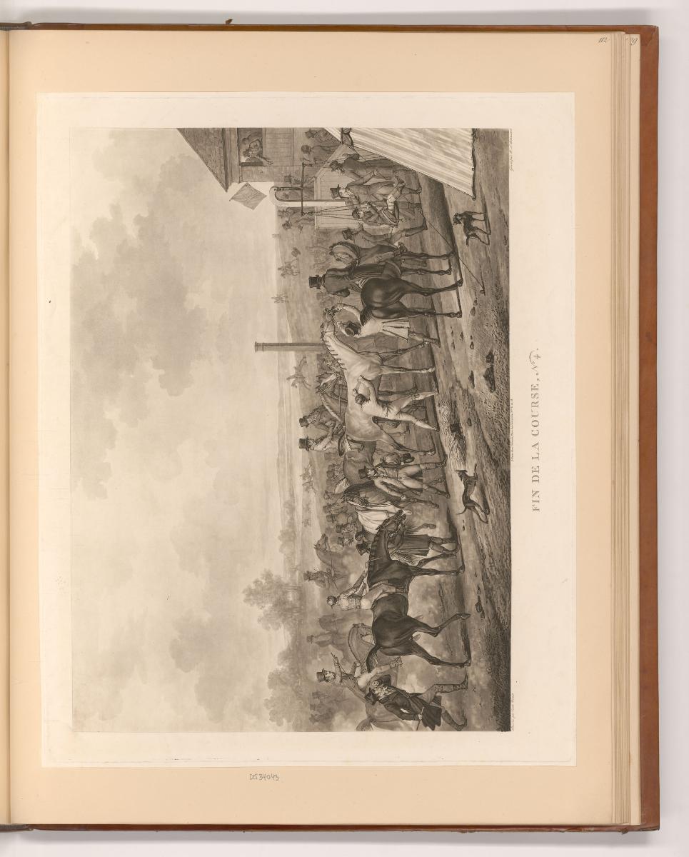 Druckgrafiken nach Charles Vernet, Fin de la course, No. 4., Inv. Nr.: Frankreich nach Sektione…
