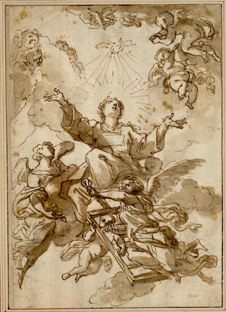 Andrea Carlone, Verklärung des heiligen Laurentius, Inv. Nr.: 1728