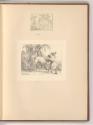 Druckgrafiken nach Charles Vernet, Landschaft mit zwei Pferden; Orientalische Landschaft mit Pf…