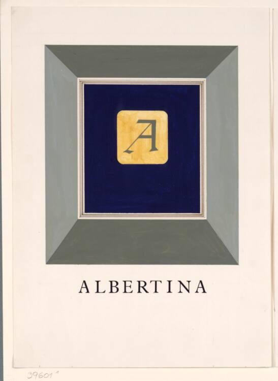 Heinrich Sussmann, Plakatentwurf für Albertina, Inv. Nr.: 39601/1