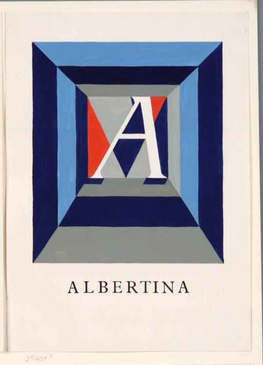 Heinrich Sussmann, Plakatentwurf für Albertina, Inv. Nr.: 39601/2