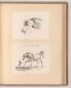 Druckgrafiken nach Charles Vernet, Pferdekopf; Pferd und Hund, Inv. Nr.: Frankreich nach Sektio…