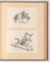 Druckgrafiken nach Charles Vernet, Pferdekopf; Orientalischer Reiter, Inv. Nr.: Frankreich nach…