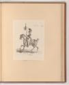 Druckgrafiken nach Charles Vernet, Garde du Corps, porle Etendard, Inv. Nr.: Frankreich nach Se…